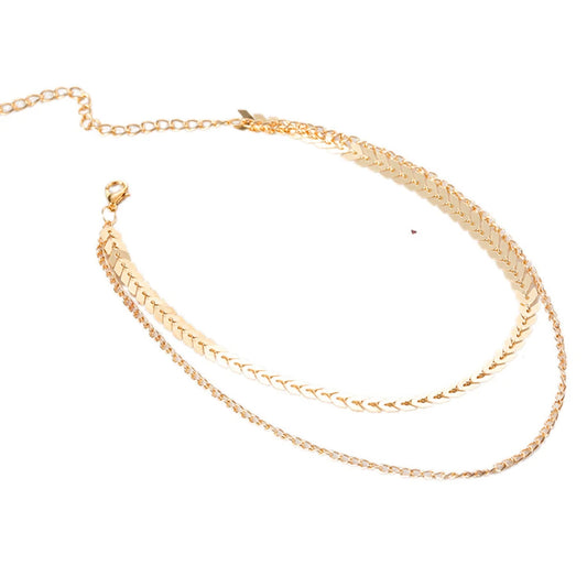 Charlotte Two-Layer Choker