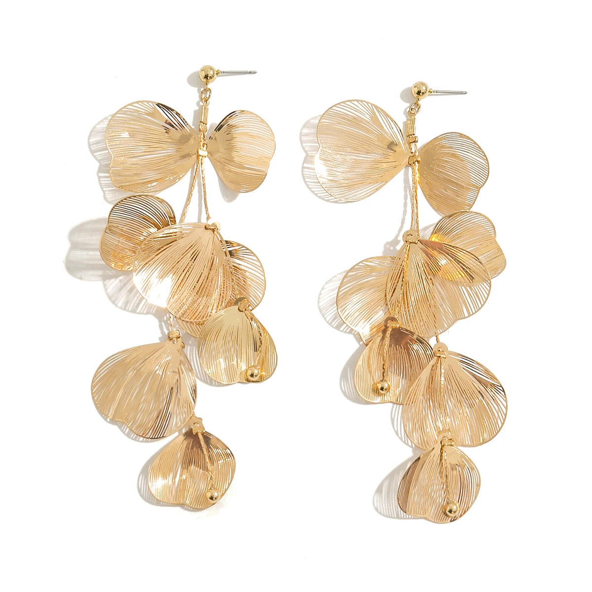 Florence Flower Petal Drop Earrings