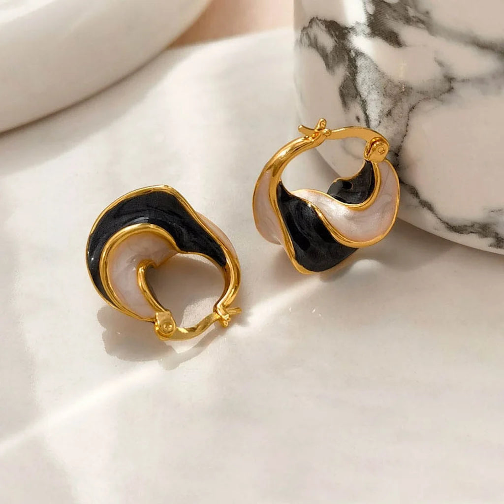 Ida Enamel Glaze Earrings