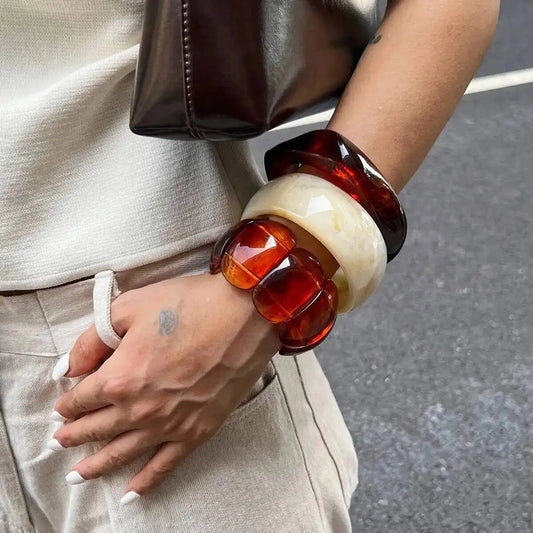 Taya Resin Acrylic Bangle