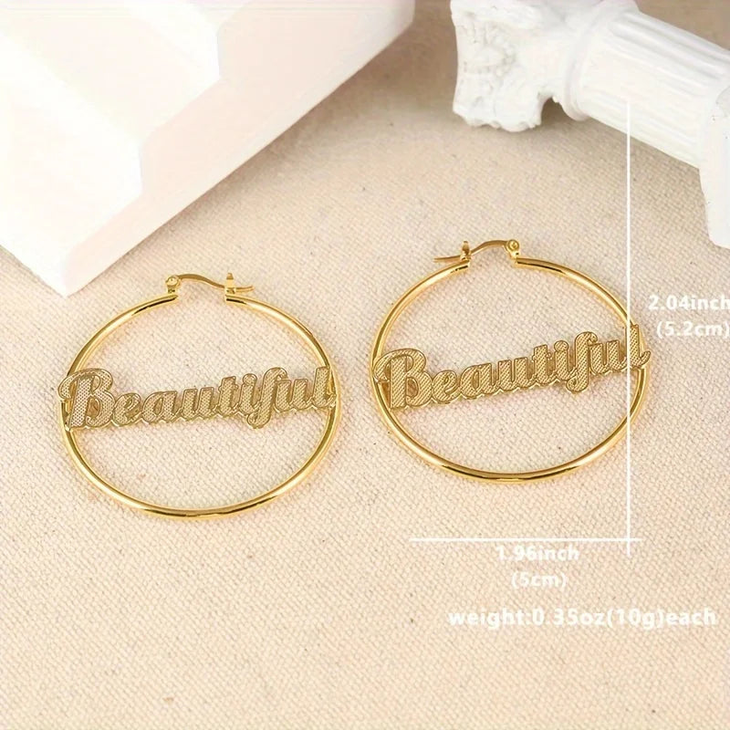 Belle Beautiful Hoop Earrings