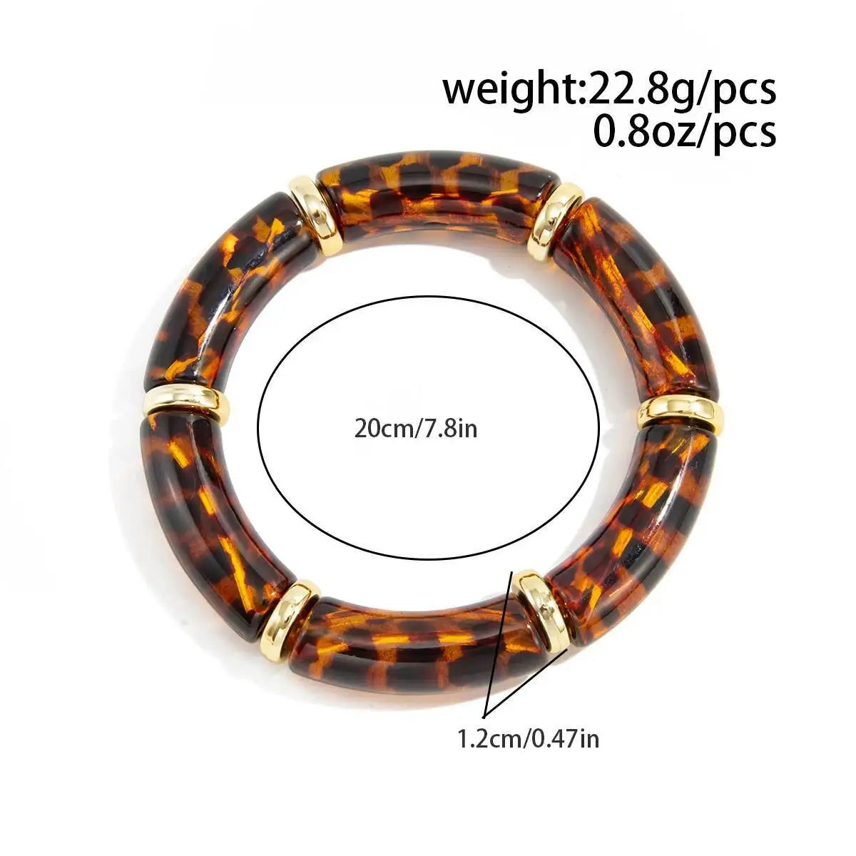 Tara Stackable Resin Bracelet 1Pc