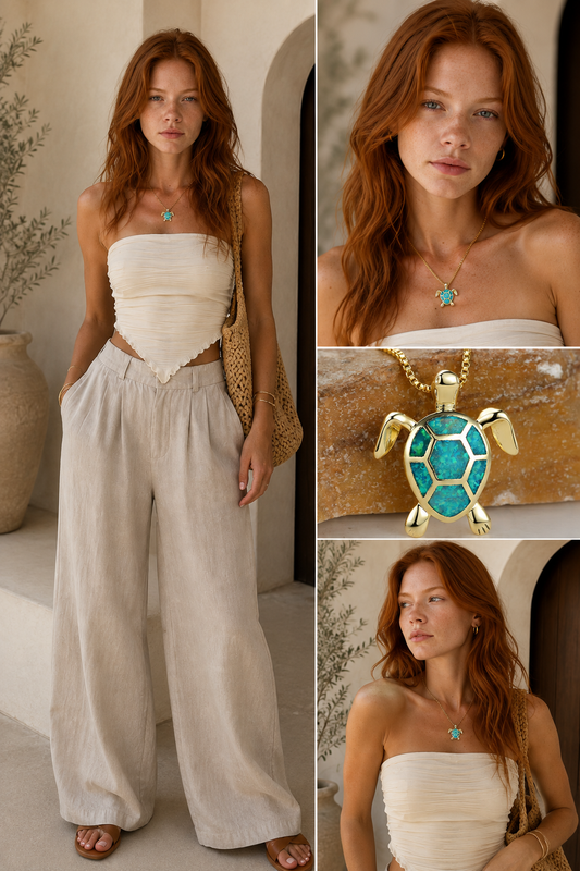Justine Turtle Necklace