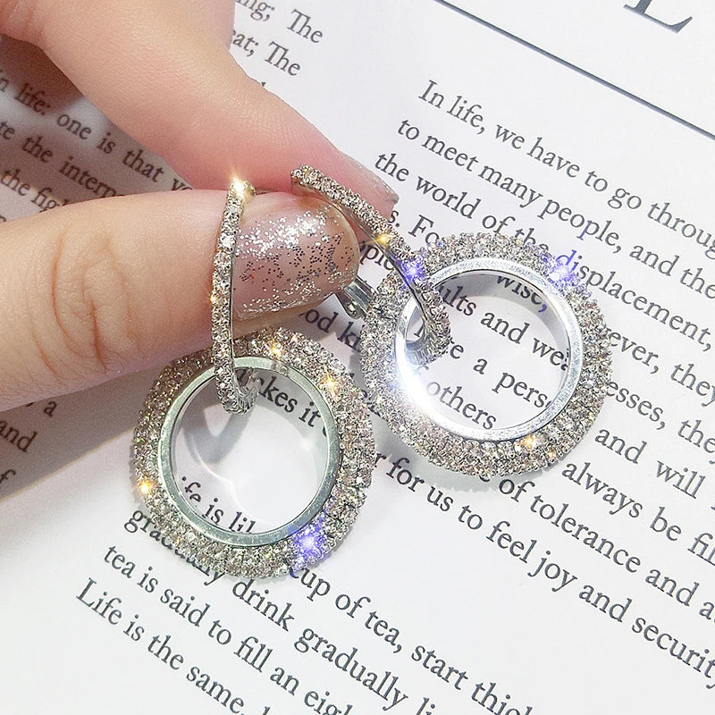 Zoé Hoop Drop Earrings