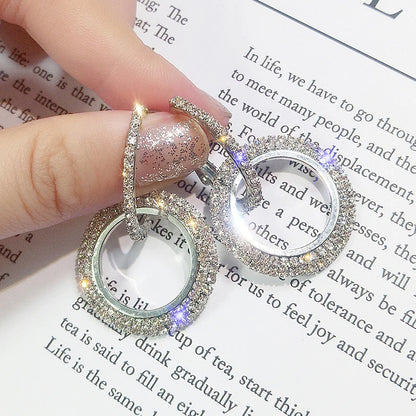 Zoé Hoop Drop Earrings