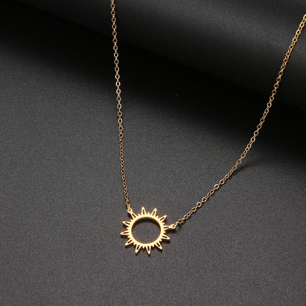 Sierra Sun Pendant Necklace