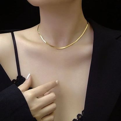 Sophina Flat Chain Necklace