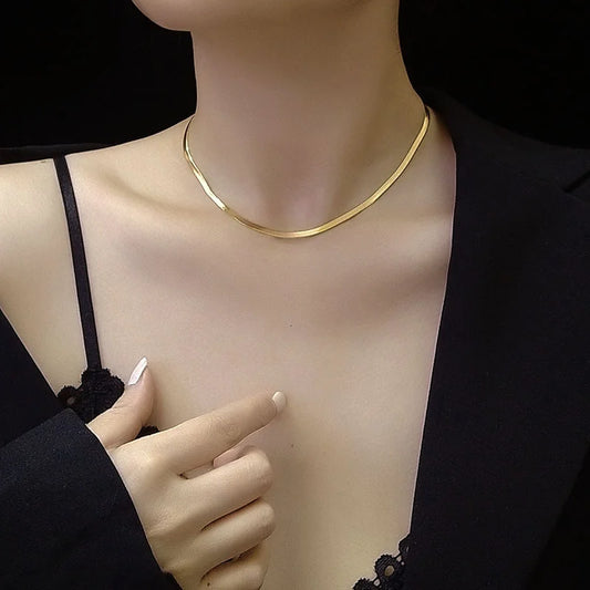 Sophina Flat Chain Necklace