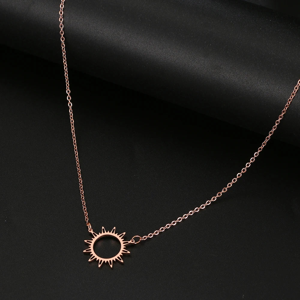 Sierra Sun Pendant Necklace
