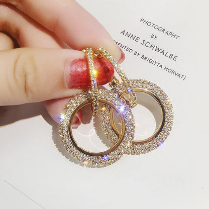 Zoé Hoop Drop Earrings