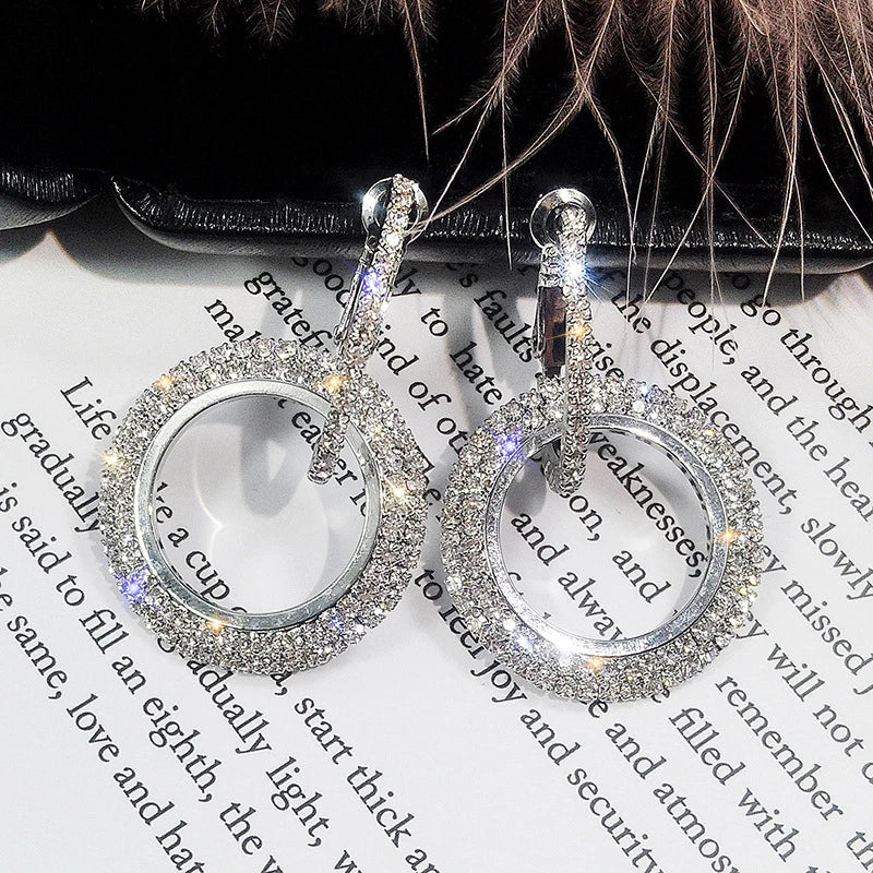 Zoé Hoop Drop Earrings