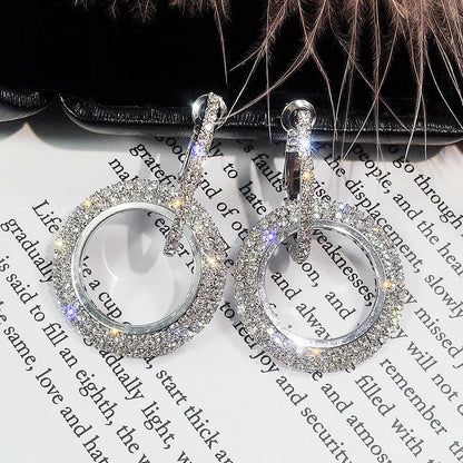 Zoé Hoop Drop Earrings