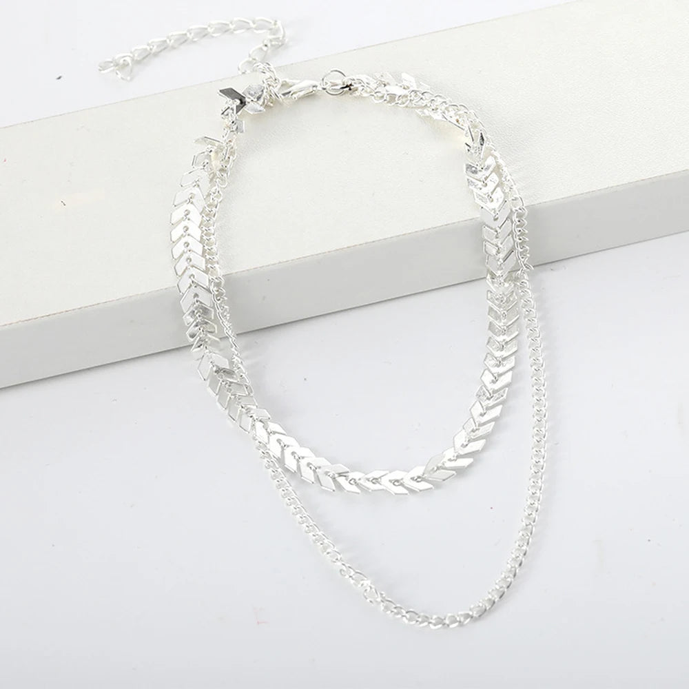 Charlotte Two-Layer Choker