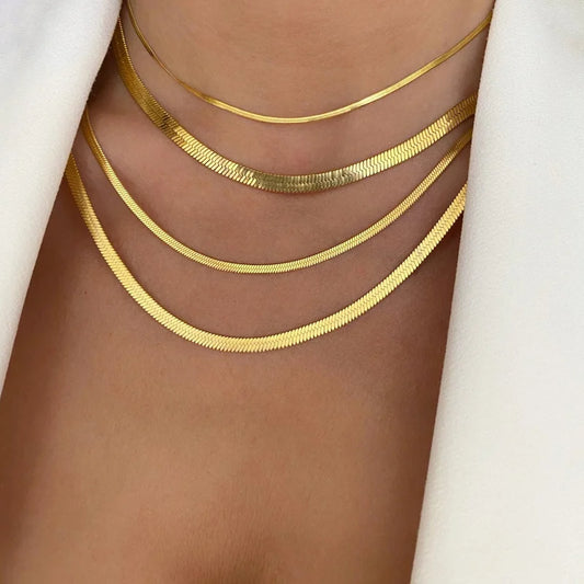 Sophina Flat Chain Necklace