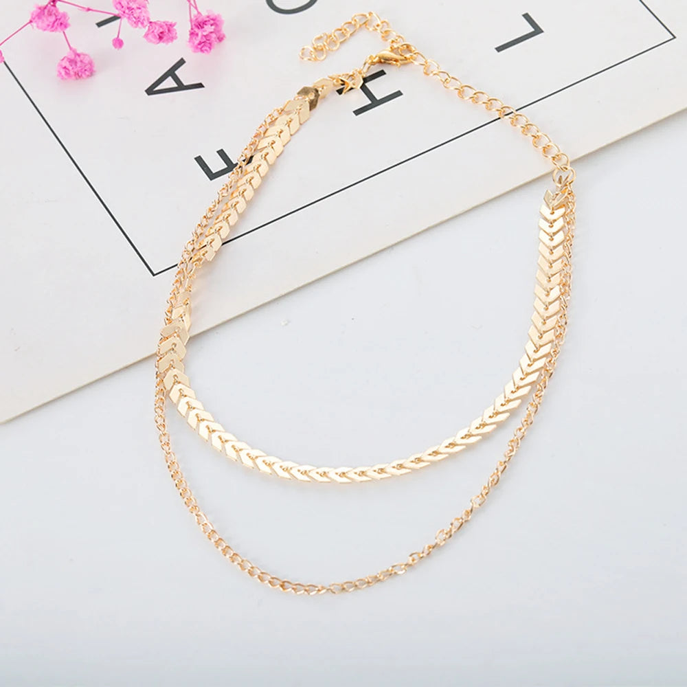 Charlotte Two-Layer Choker