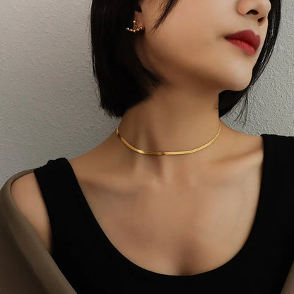 Sophina Flat Chain Necklace