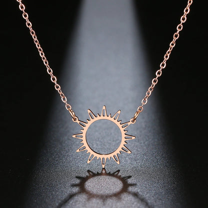 Sierra Sun Pendant Necklace