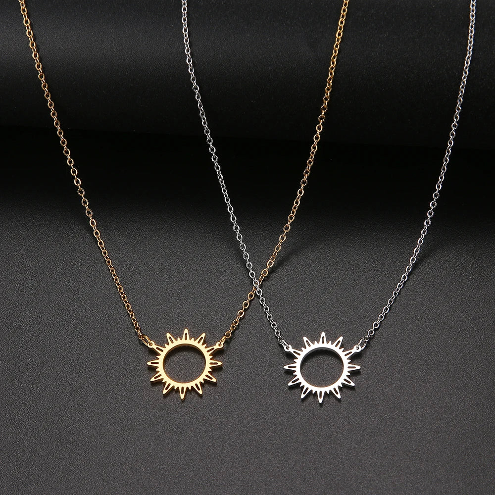 Sierra Sun Pendant Necklace