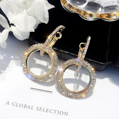 Zoé Hoop Drop Earrings