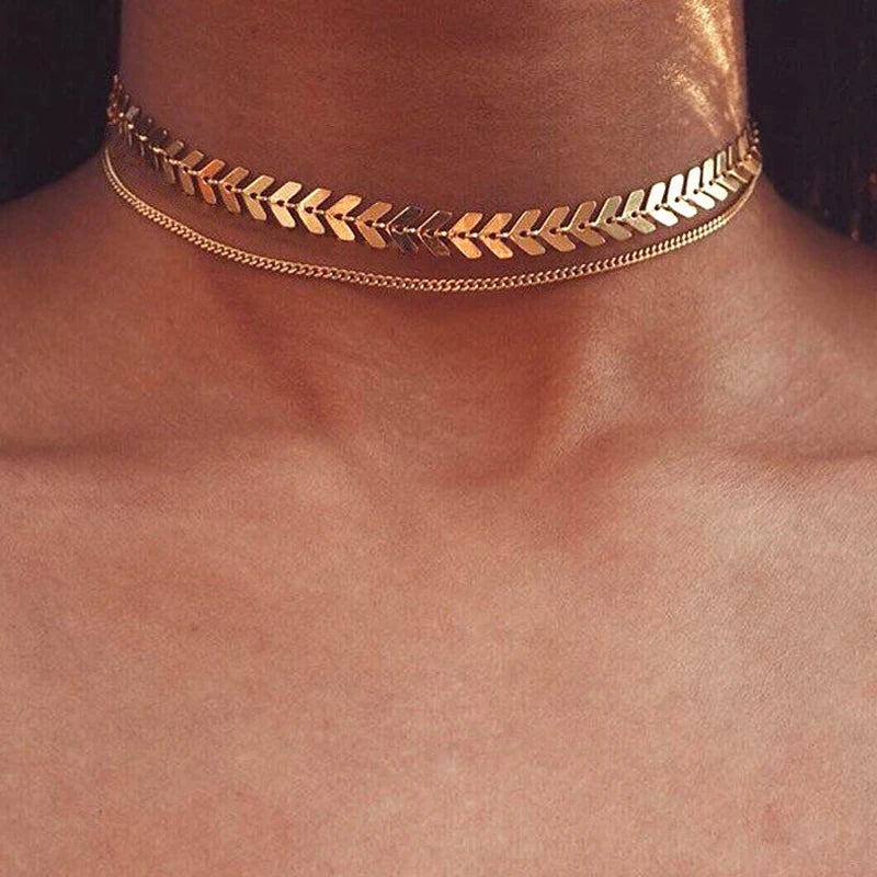 Charlotte Two-Layer Choker