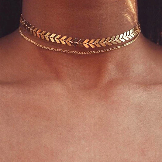 Charlotte Two-Layer Choker