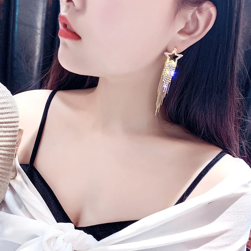 Luna Star Stud Earrings