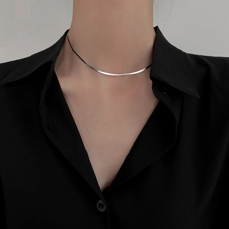 Sophina Flat Chain Necklace