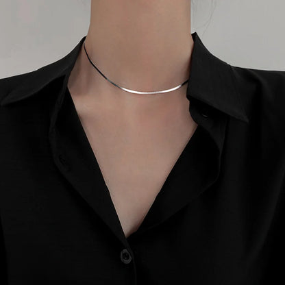 Sophina Flat Chain Necklace