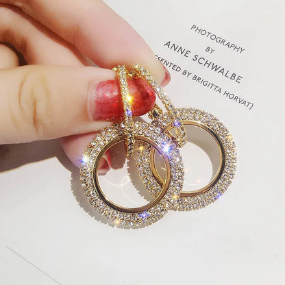 Zoé Hoop Drop Earrings