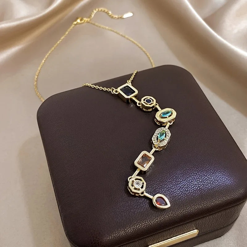 Ella Long Pendant Necklace