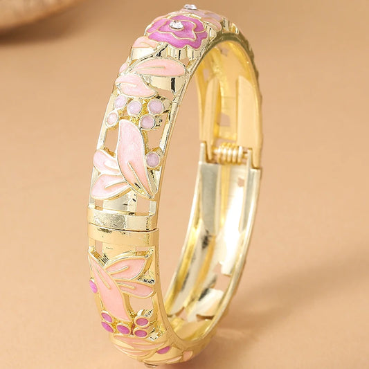 Maisha Floral Bangle