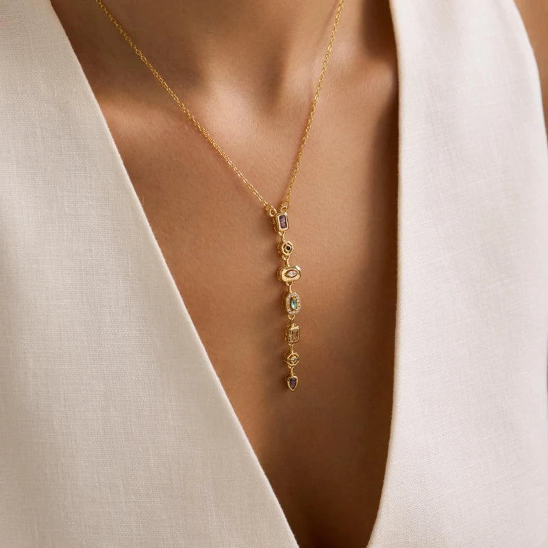 Ella Long Pendant Necklace