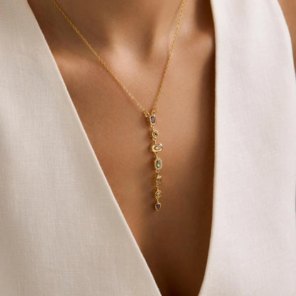 Ella Long Pendant Necklace