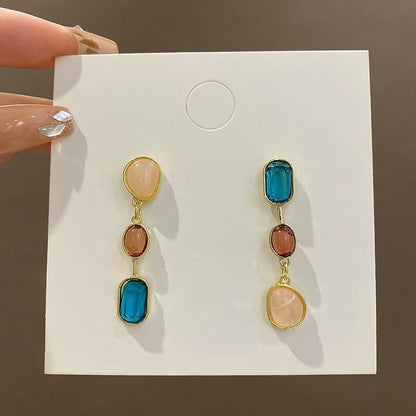 Leela Asymmetrical Drop Earrings
