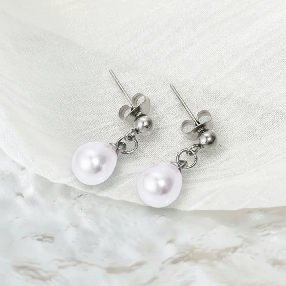 Bianca Imitation Pearl Earrings