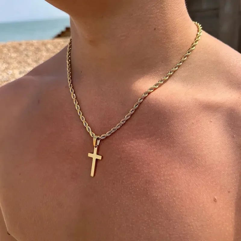 Oliver Cross Pendant Necklace