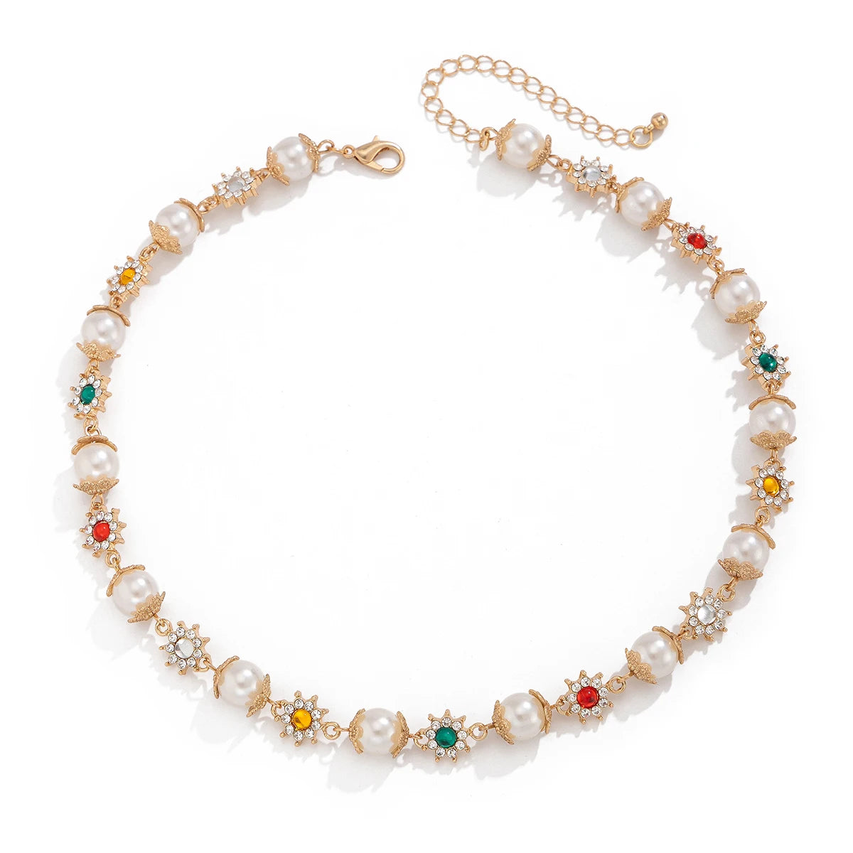 Ember Beaded Chain Necklace