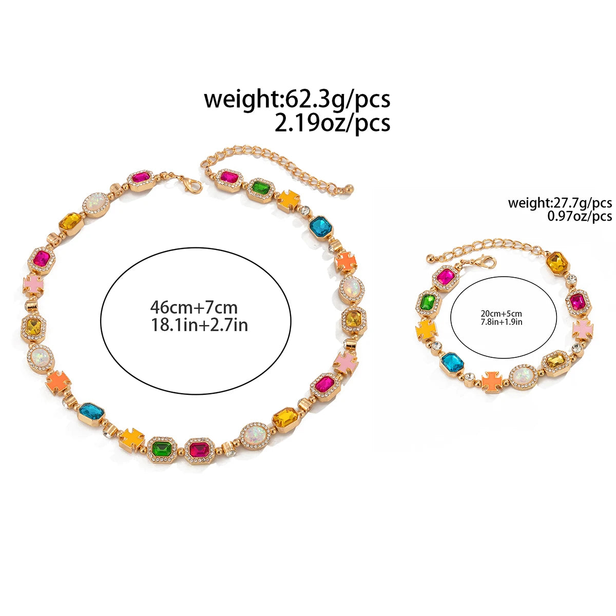 Cairo Necklace and Bracelet Set