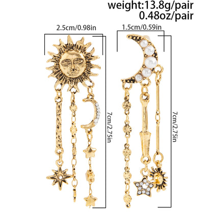 Savannah Sun and Moon Earrings