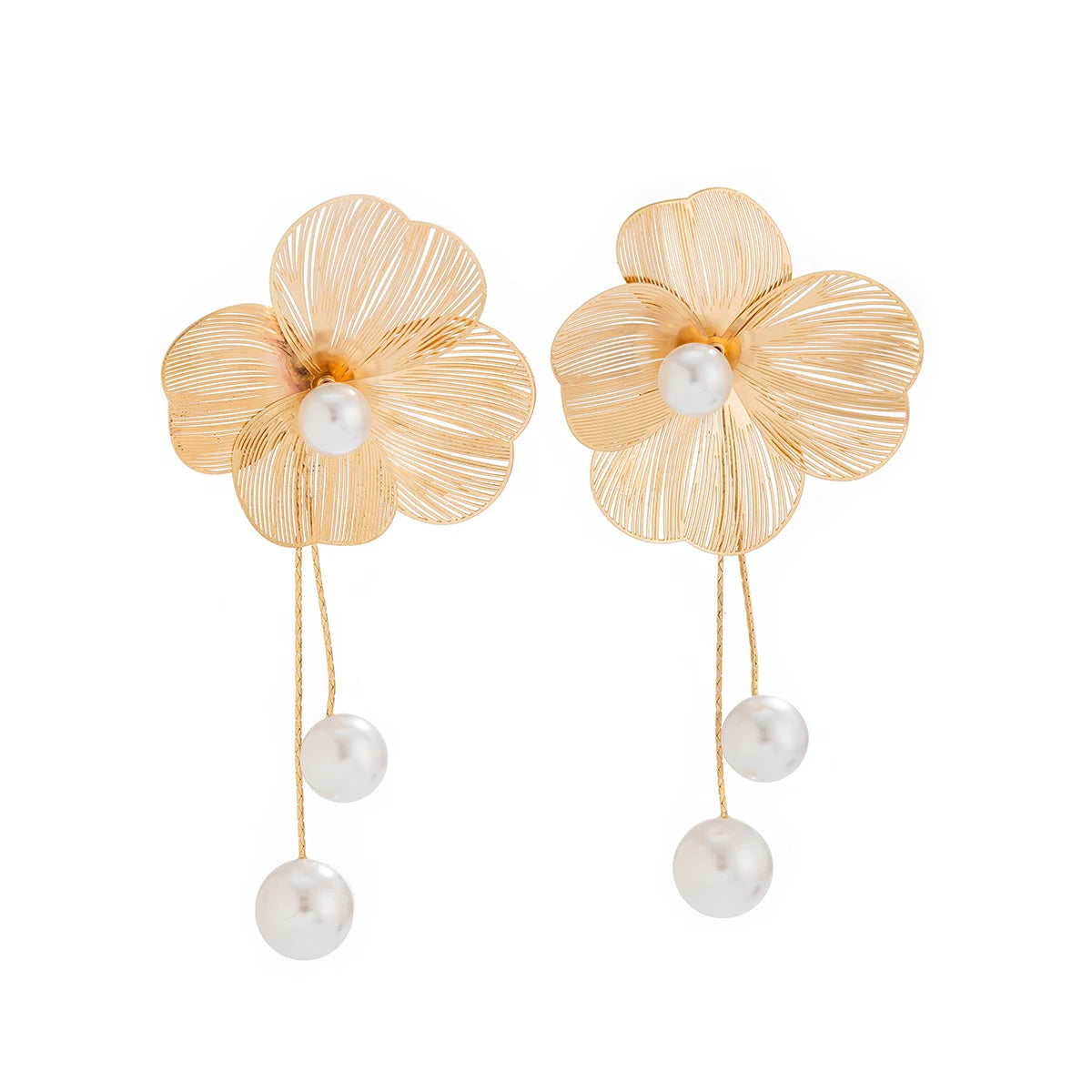 Felicity Flower Petal Drop Earrings