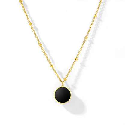 Jennifer Circle Pendant Necklace