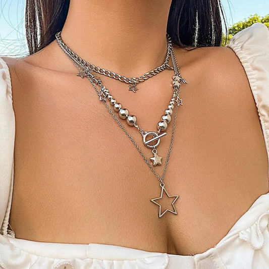Daniella Multilayered Necklace Set