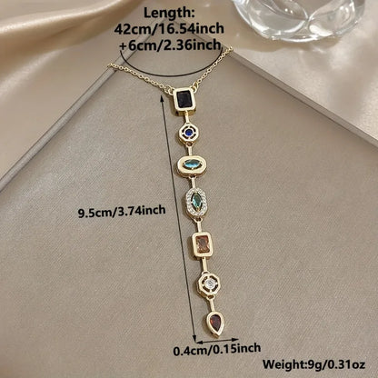 Ella Long Pendant Necklace