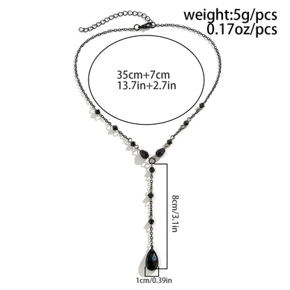 Tyche Drop Pendant Necklace