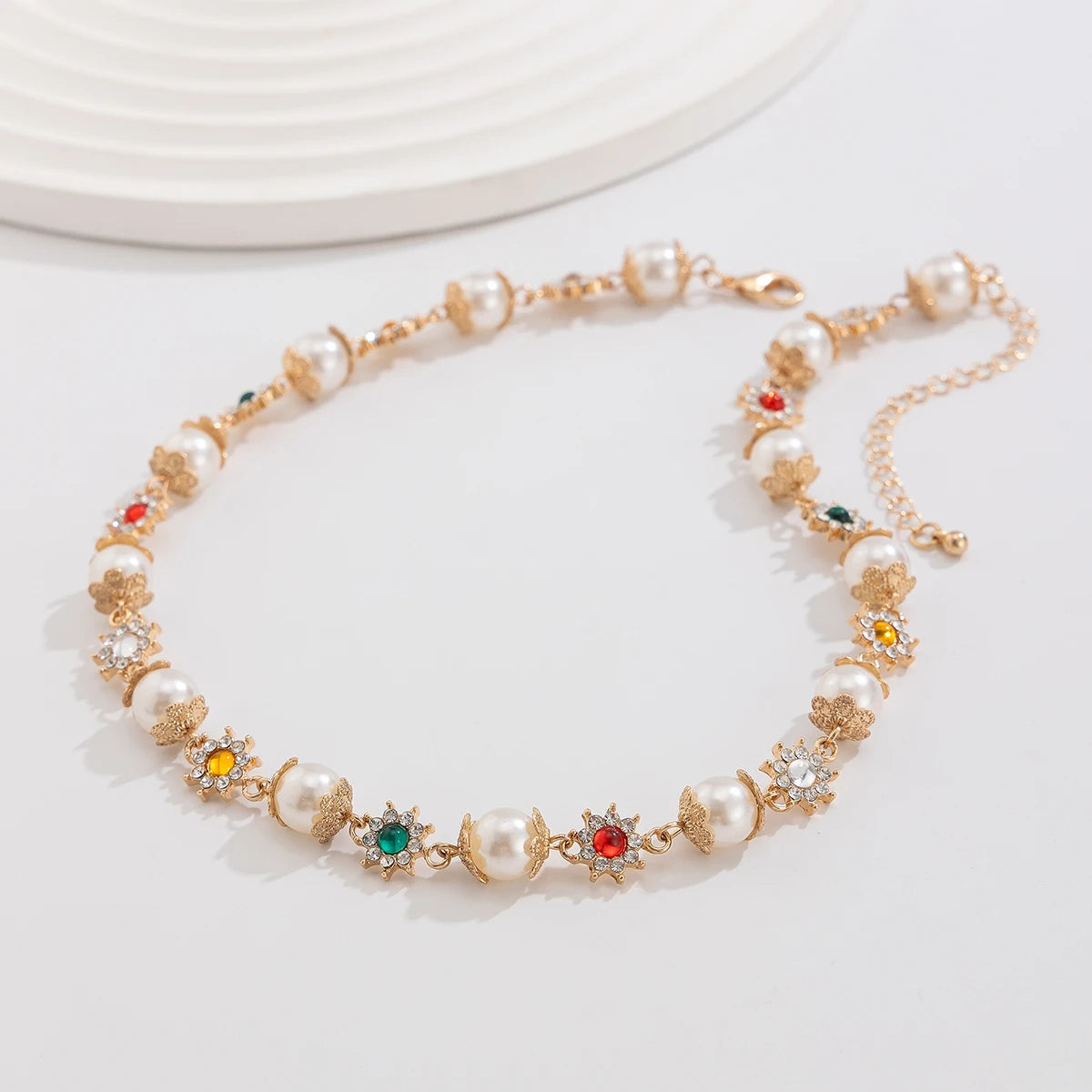 Ember Beaded Chain Necklace