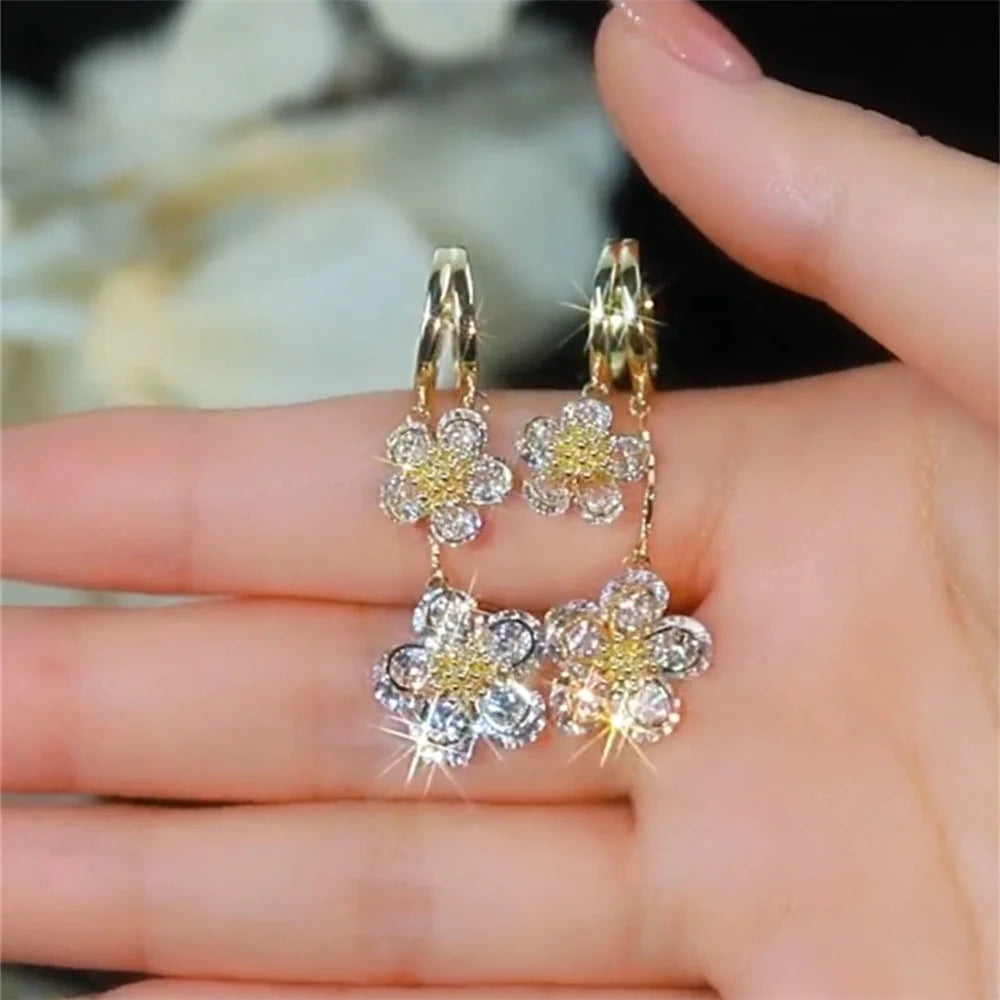 Mercy Flower Drop Earrings
