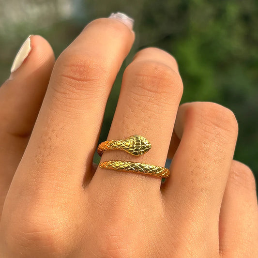 Corra Serpent Ring