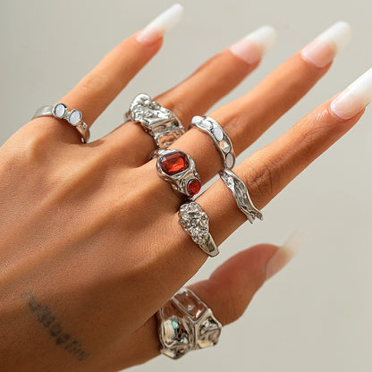 Timberly 7Pcs Ring Set