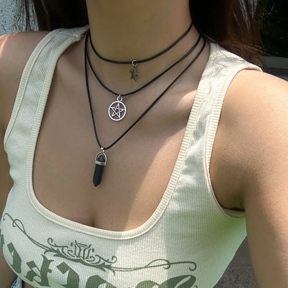 Kayla 3Pcs Star Necklace