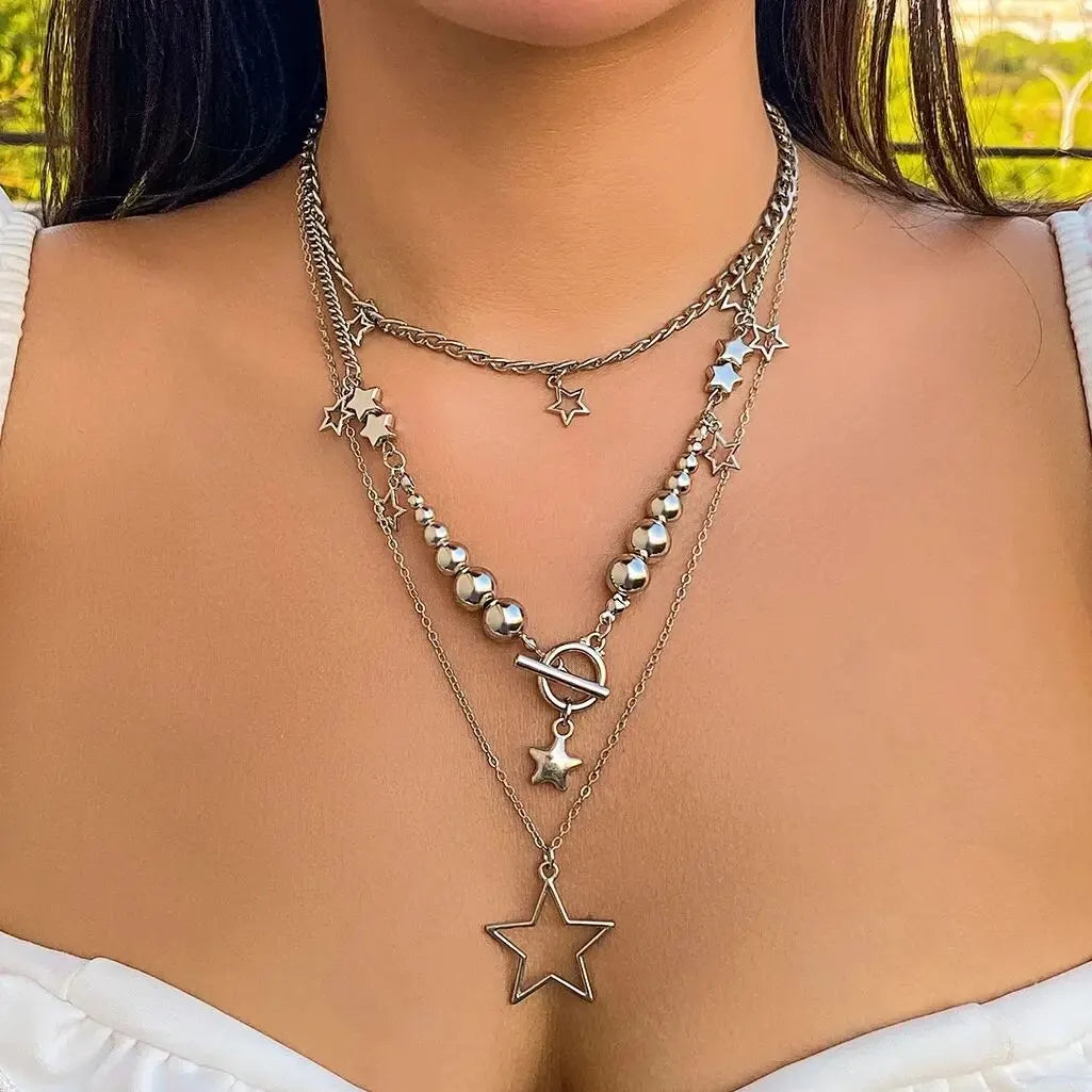 Daniella Multilayered Necklace Set